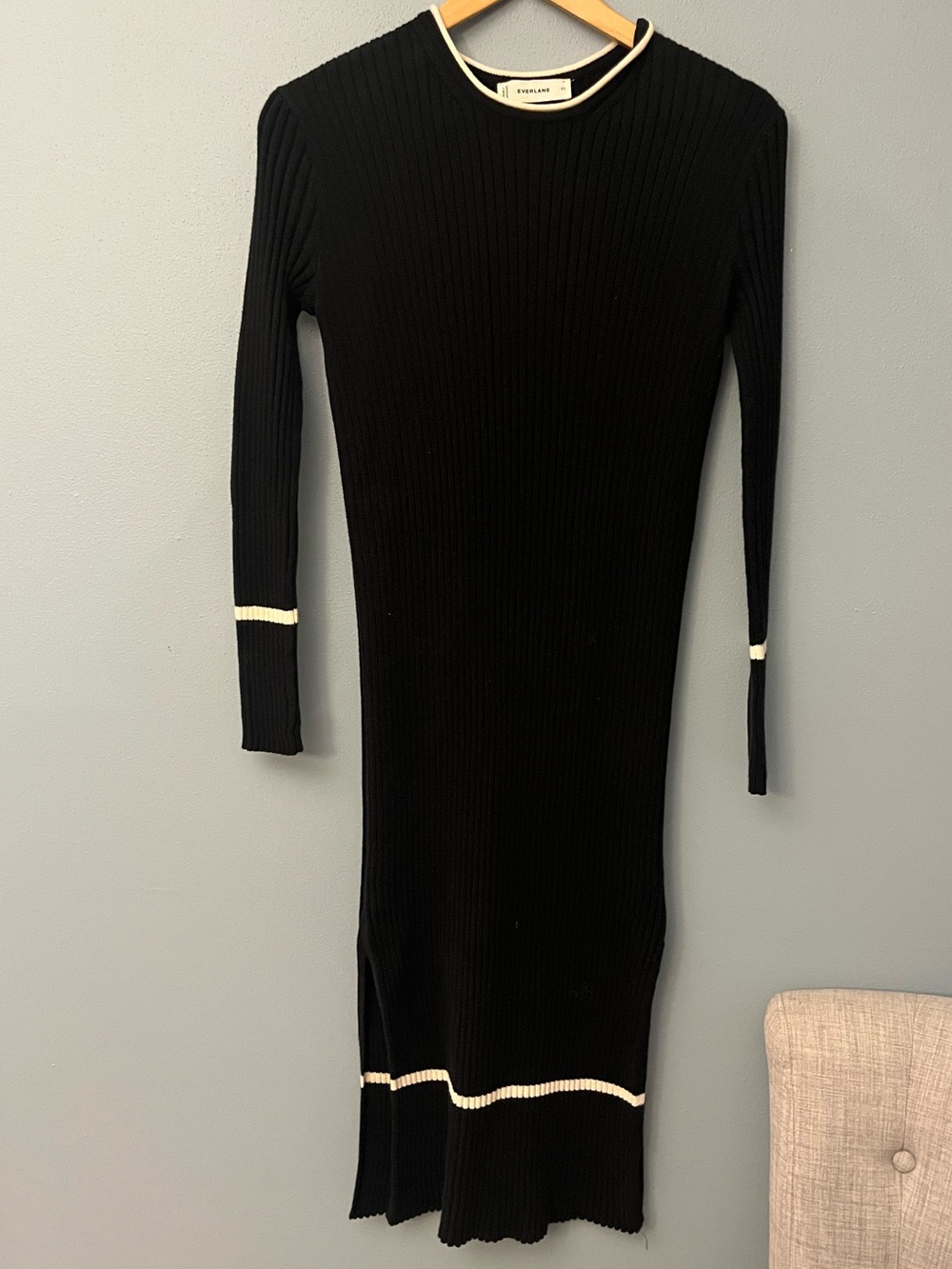 Everlane Midi Ribbed Sweater Dress